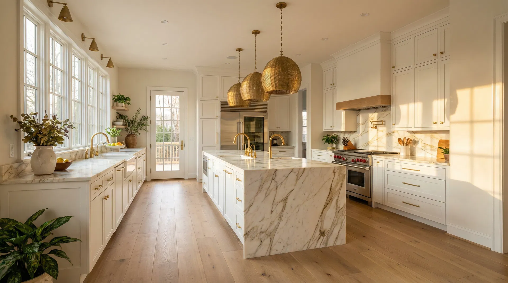 Modern remodeled kitchen in a New Jersey home by Garden State Construction Group